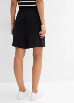 Short à taille élastiquée en viscose douce et extensible