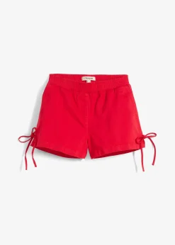 Short à taille élastiquée en coton extensible
