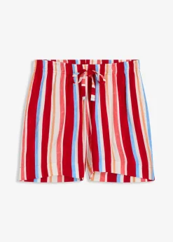 Short à taille élastiquée en viscose