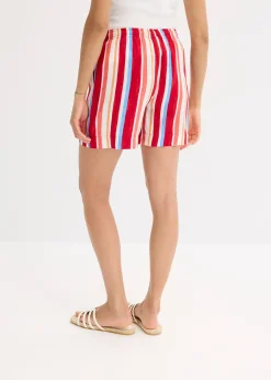 Short à taille élastiquée en viscose