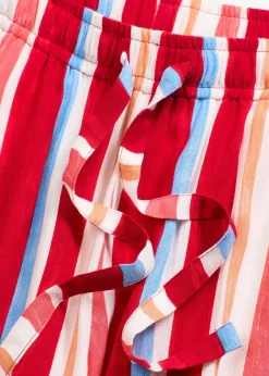 Short à taille élastiquée en viscose