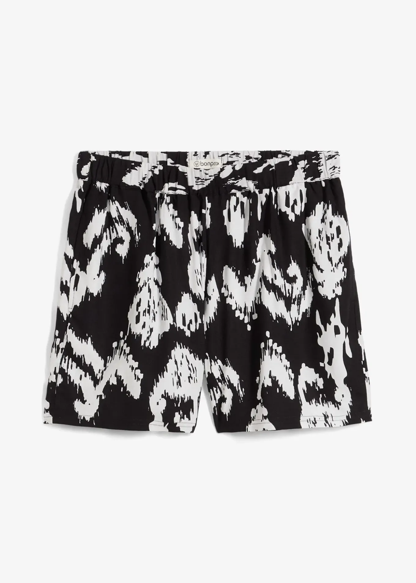 Short à taille élastiquée en viscose