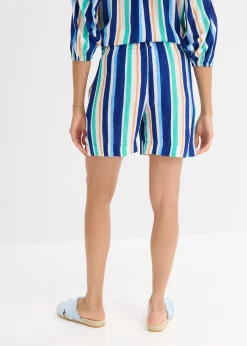 Short à taille élastiquée en viscose