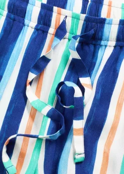 Short à taille élastiquée en viscose