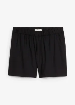 Short à taille élastiquée en viscose