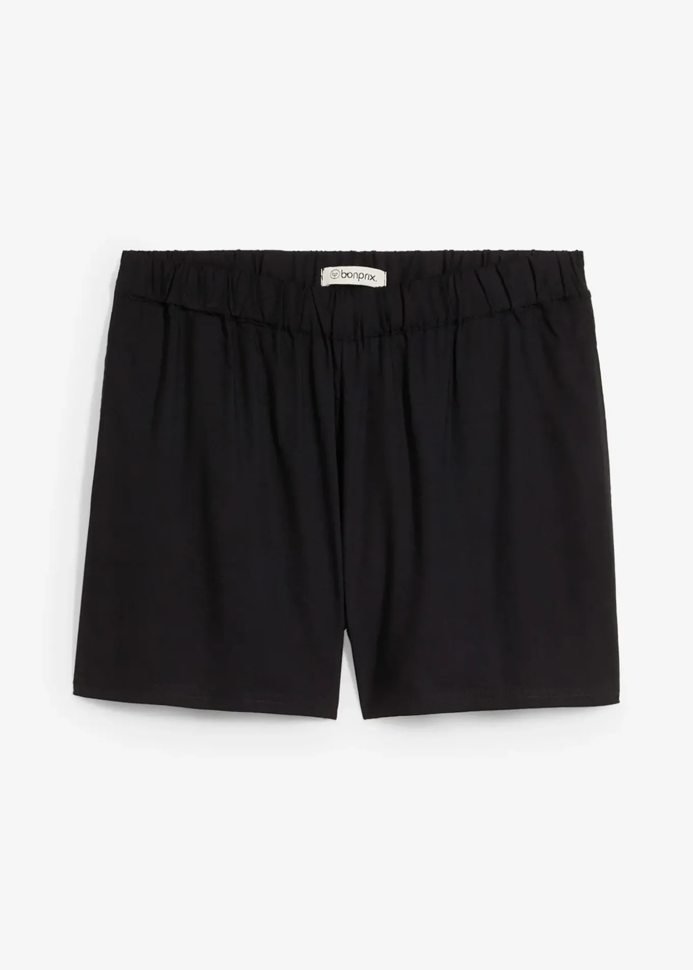 Short à taille élastiquée en viscose