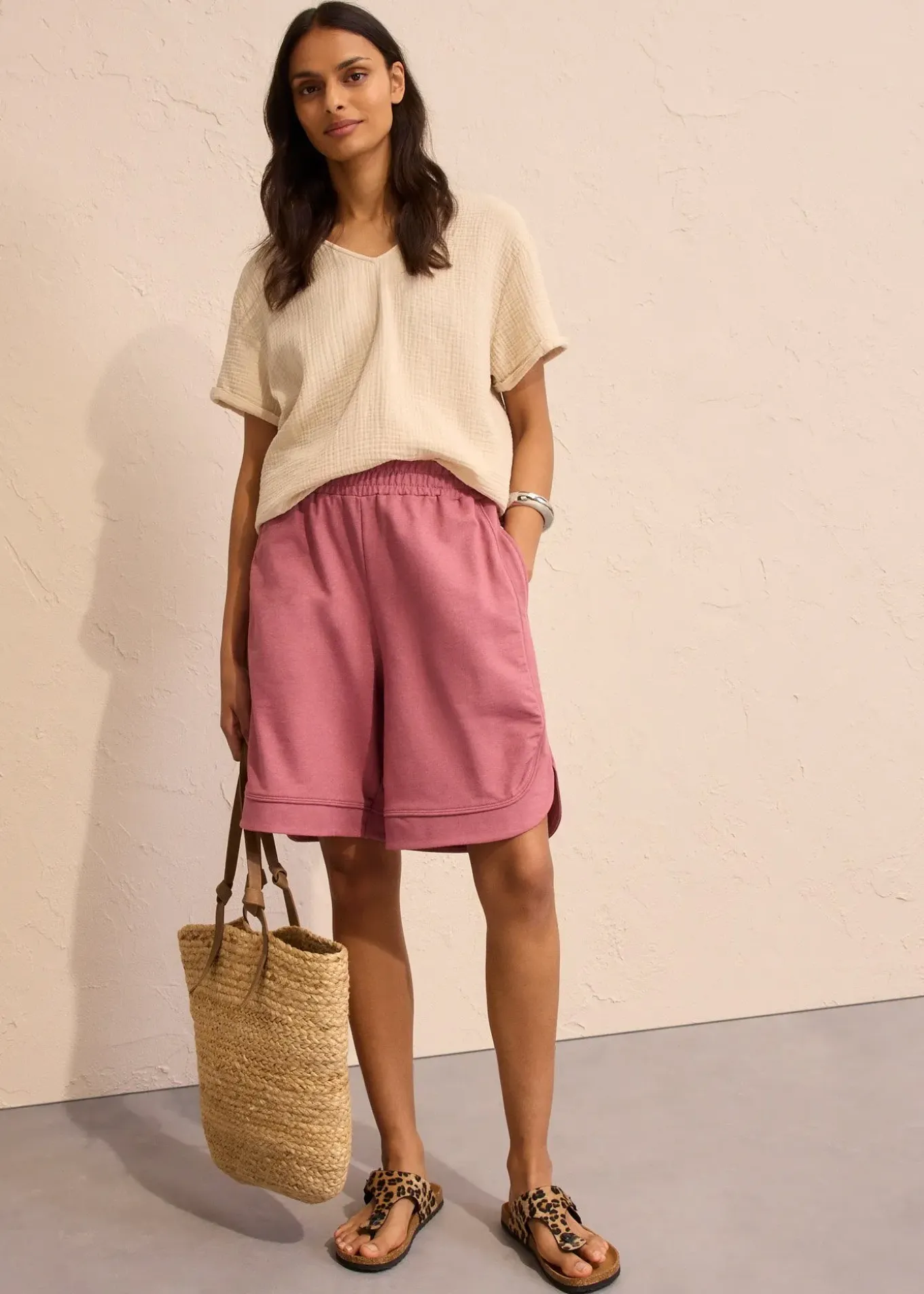 Short ample en molleton