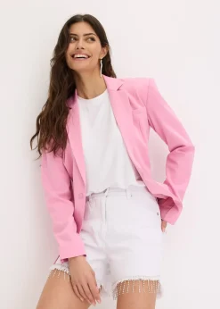 Short avec franges de chaînes à strass