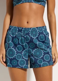 Short de bain avec bas de bikini intégré