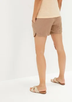 Short de grossesse en gaze 100% coton