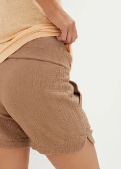 Short de grossesse en gaze 100% coton