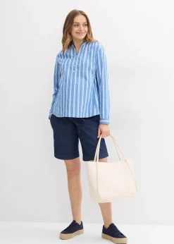 Short de grossesse léger en denim extensible