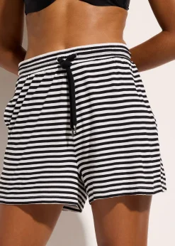 Short de plage en viscose fluide