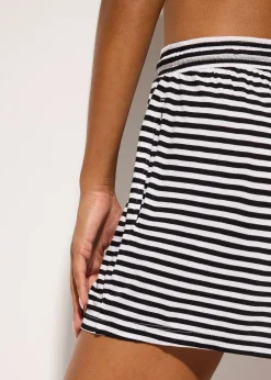 Short de plage en viscose fluide