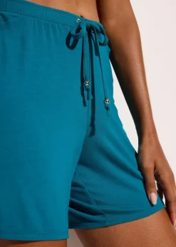 Short de plage en viscose fluide et extensible