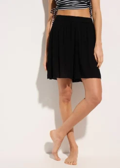 Short de plage en viscose fluide