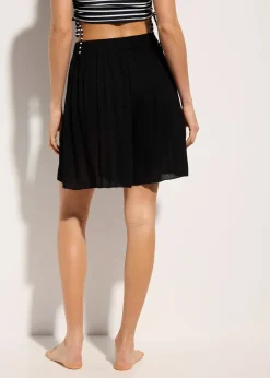 Short de plage en viscose fluide