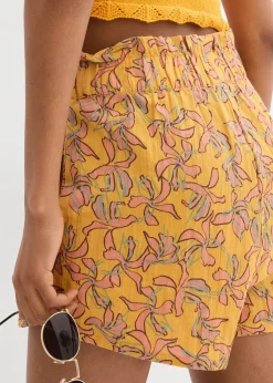 Short en coton et viscose