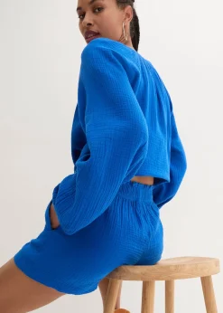 Short en gaze 100% coton