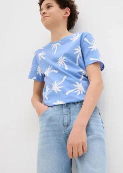 Short en jean extensible, loose