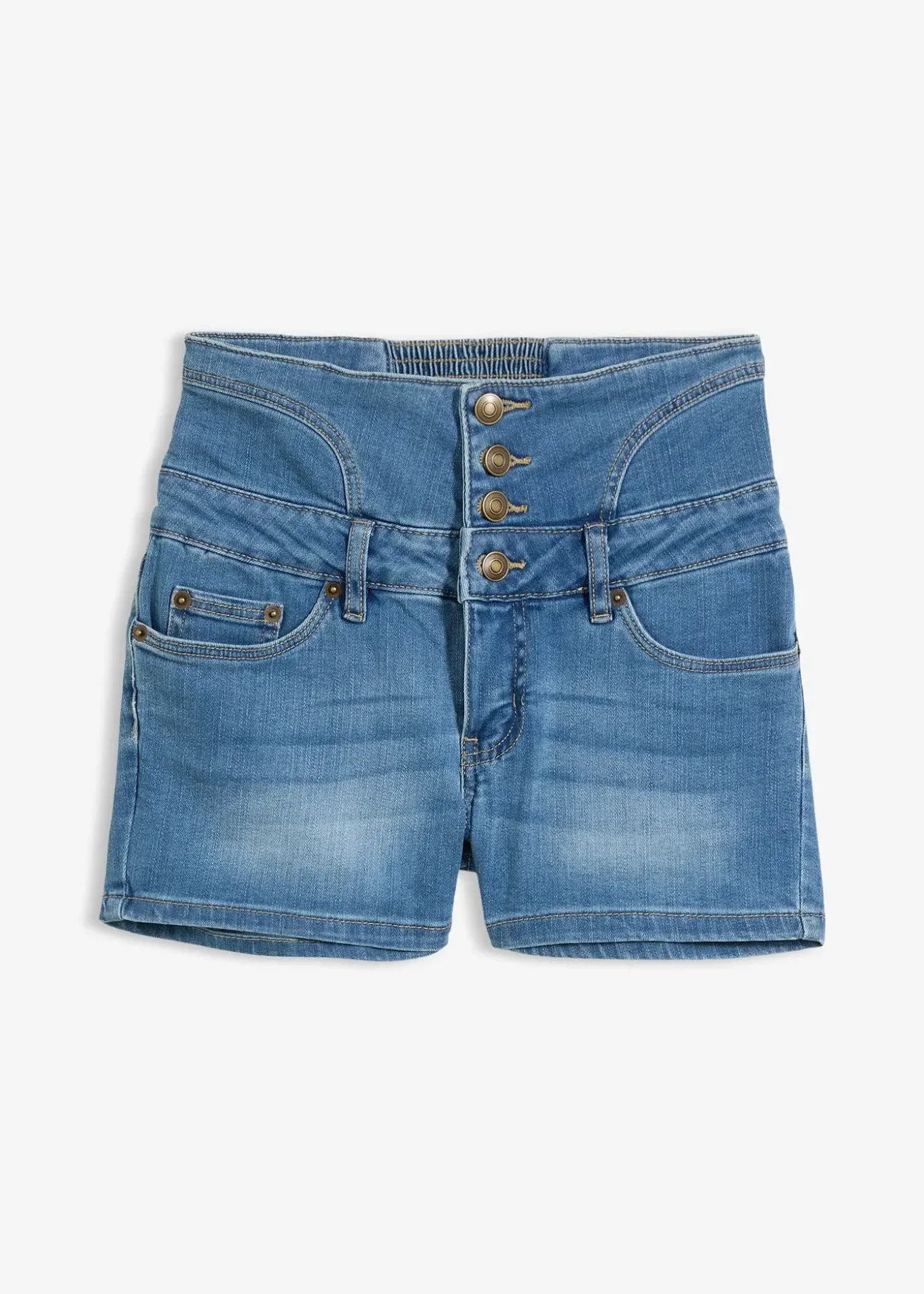 Short en jean taille haute