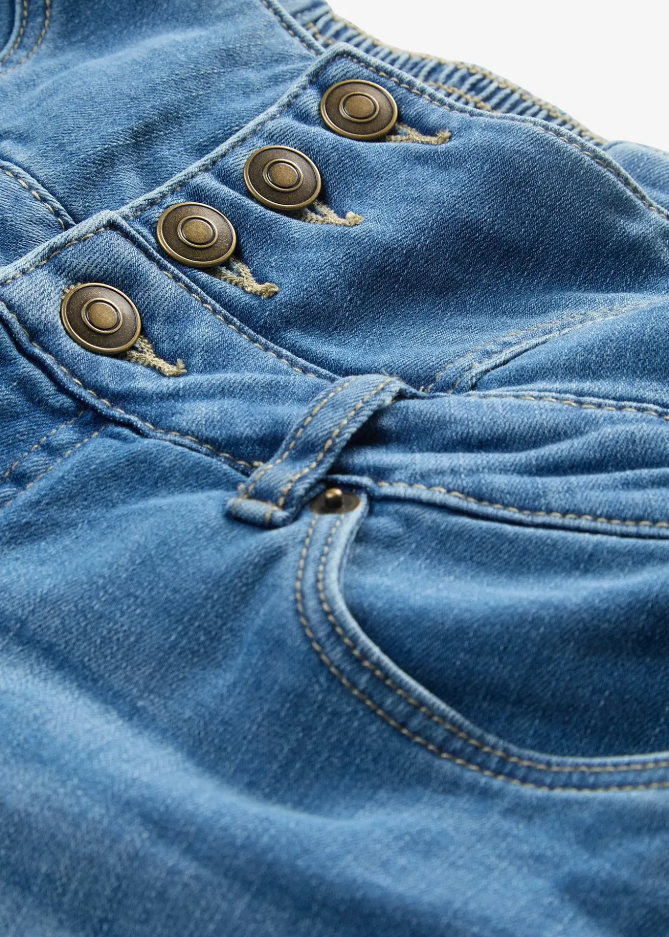 Short en jean taille haute