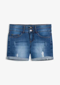 Short en jean taille mi-haute