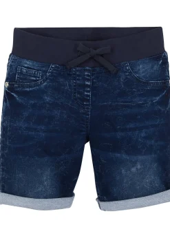 Short en jean taille mi-haute