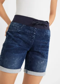 Short en jean taille mi-haute