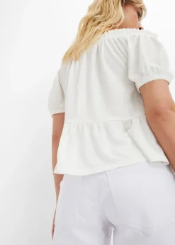 Short en jean, taille mi-haute