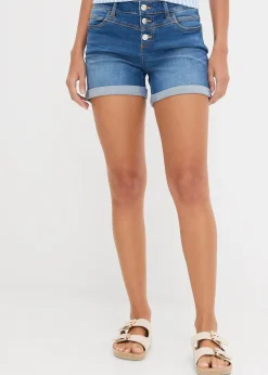 Short en jean taille mi-haute