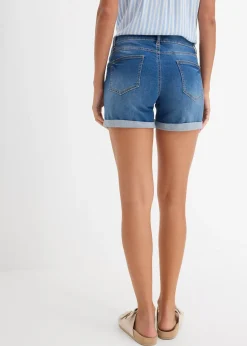 Short en jean taille mi-haute