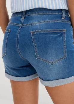 Short en jean taille mi-haute