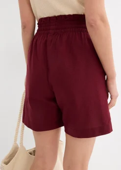 Short en lin mélangé