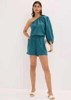 Short en lin mélangé