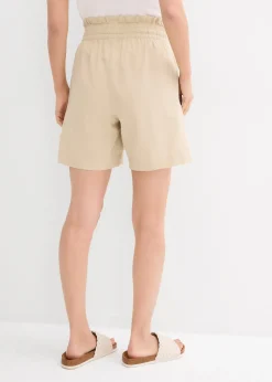 Short en lin mélangé