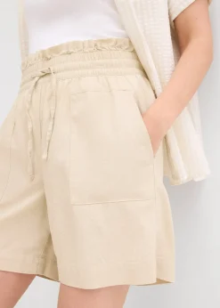 Short en lin mélangé