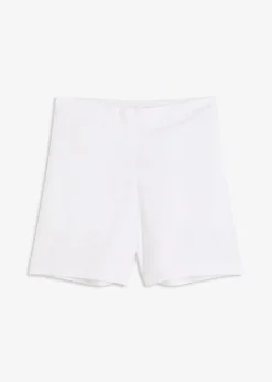 Short en lin mélangé, taille élastiquée