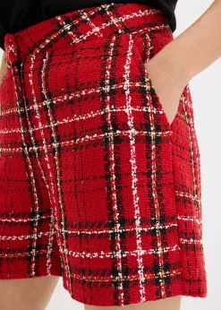 Short en maille bouclette