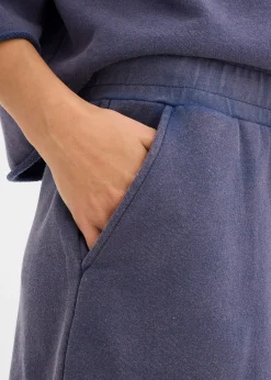 Short en molleton de coton mélangé