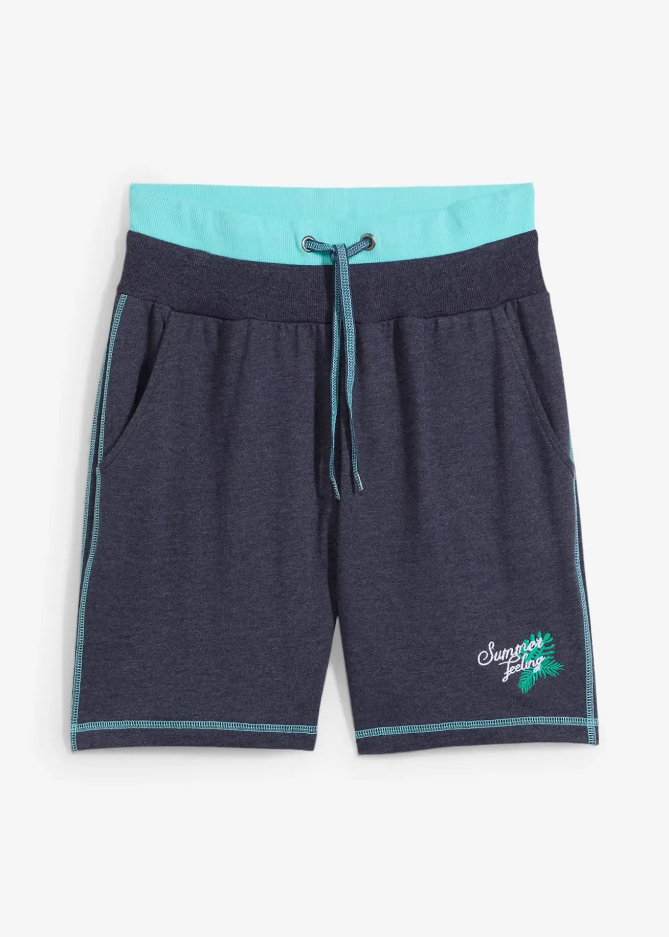 Short en molleton de coton mélangé