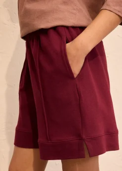 Short en molleton de coton mélangé