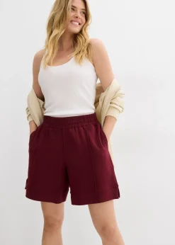 Short en molleton de coton mélangé