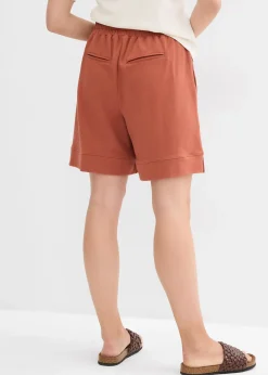 Short en molleton de coton mélangé