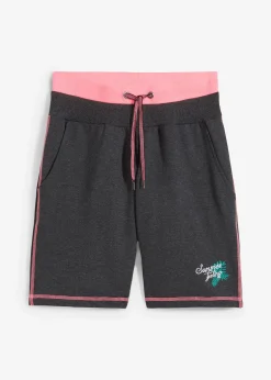 Short en molleton de coton mélangé