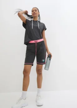 Short en molleton de coton mélangé