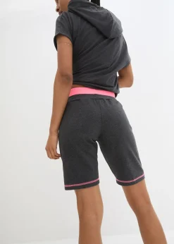 Short en molleton de coton mélangé