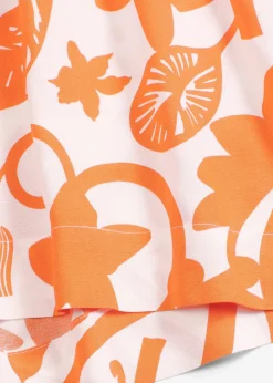 Short imprimé en viscose fluide