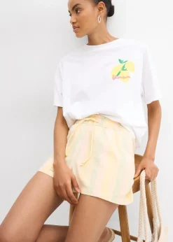 Short léger avec du lin