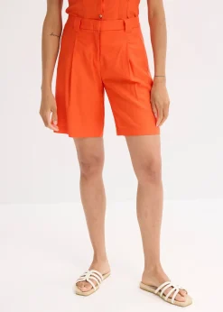 Short léger en lin mélangé